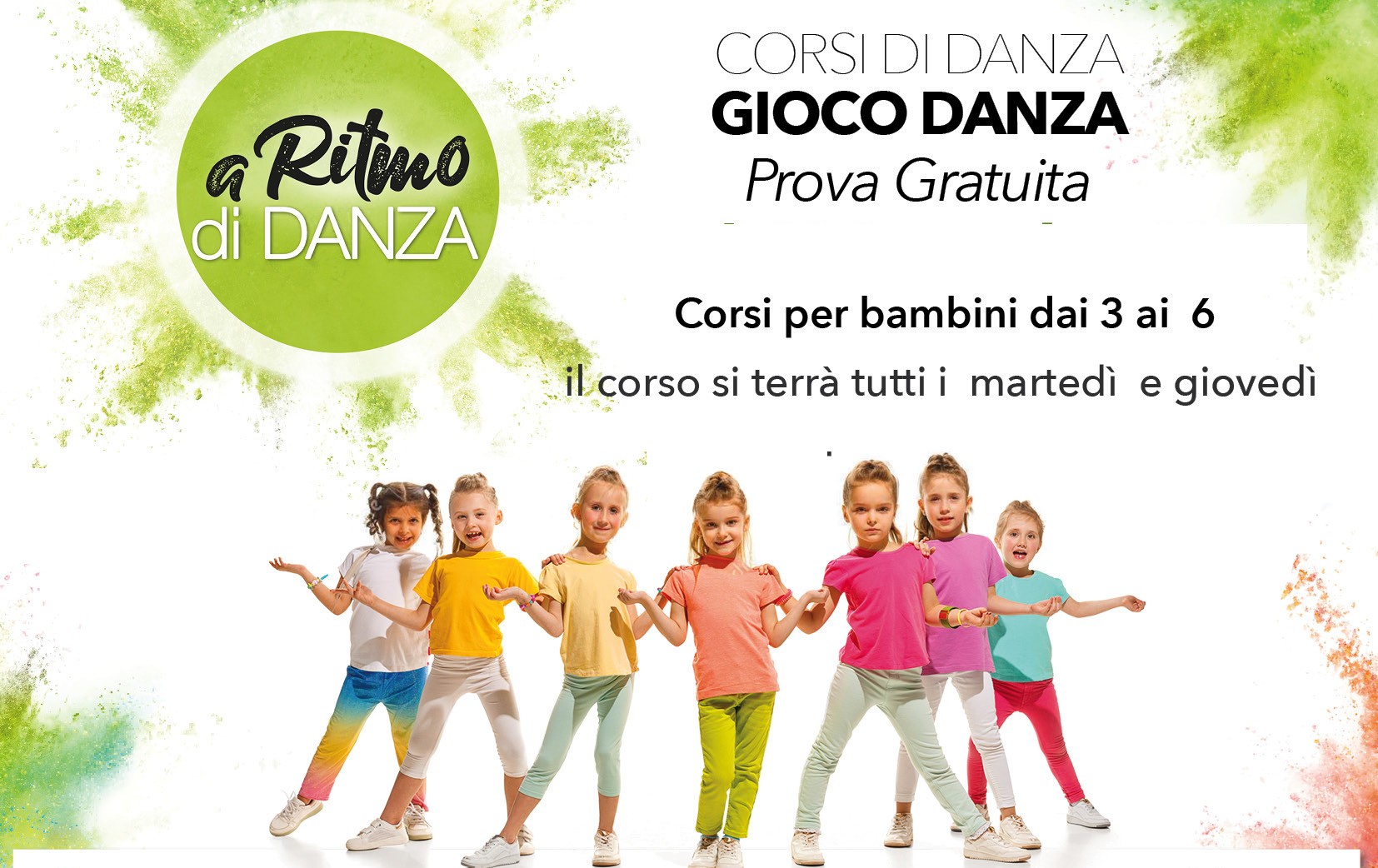 corsi di danza per bambini dai tre anni